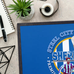 Wednesday Sheridan  - Football Legends - Door Mat -60cm X 40cm