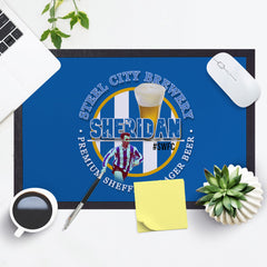 Wednesday Sheridan  - Football Legends - Door Mat -60cm X 40cm