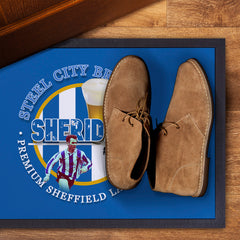 Wednesday Sheridan  - Football Legends - Door Mat -60cm X 40cm