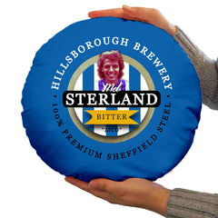 Wednesday Sterland - Football Legends - Circle Cushion 14inch