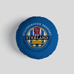 Wednesday Sterland - Football Legends - Circle Cushion 14inch