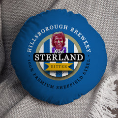 Wednesday Sterland - Football Legends - Circle Cushion 14inch