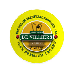 South Africa De Villiers - Coaster - Circle or Square