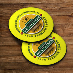 South Africa De Villiers - Coaster - Circle or Square