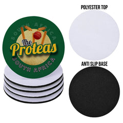 South Africa Proteas - Coaster - Circle or Square