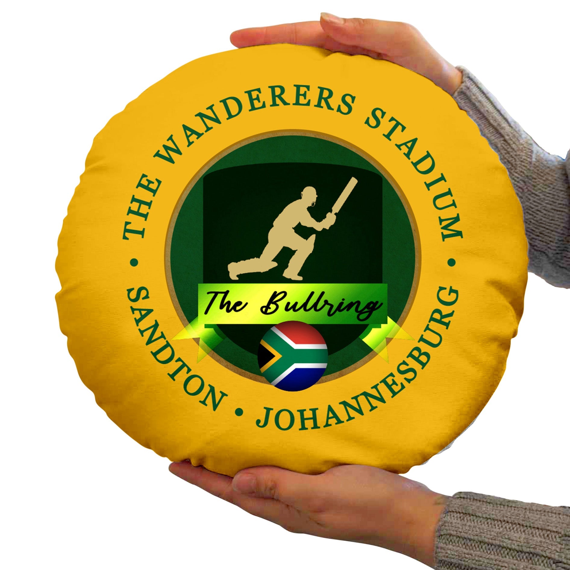 South Africa Wanderers  - Legend Collection - Circle Cushion 14inch