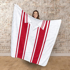 Soton - 1976 Home Shirt - Retro Fleece Blanket