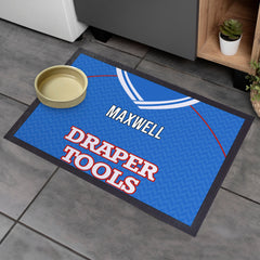 Soton 1987 Away Shirt - Personalised Retro Door Mat - 60cm x 40cm