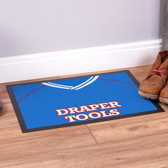 Soton 1987 Away Shirt - Personalised Retro Door Mat - 60cm x 40cm