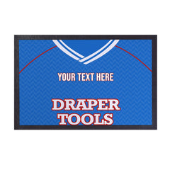Soton 1987 Away Shirt - Personalised Retro Door Mat - 60cm x 40cm