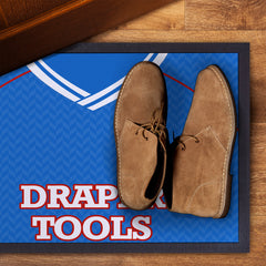 Soton 1987 Away Shirt - Personalised Retro Door Mat - 60cm x 40cm