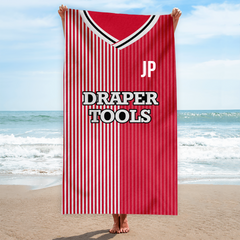 Southampton - 1987 - Home Shirt - Personalised Vintage Beach Towel
