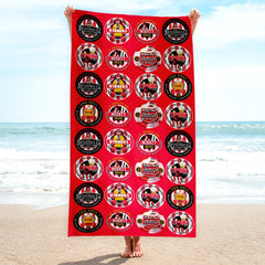 Soton - Football Legends - Microfibre Beach Towel - 150cm x 75cm