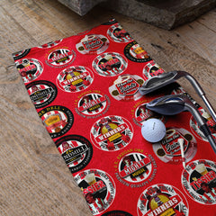 Soton - Football Legends - Retro Lightweight, Microfibre Golf Towel