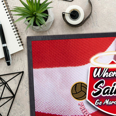 Soton Saints   - Football Legends - Door Mat -60cm X 40cm