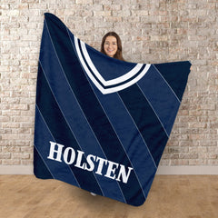Totts Retro - 1986 Away Shirt - Retro Fleece Blanket