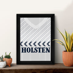 Personalised Totts Retro 1986 - Home Shirt - A4 Metal Sign Plaque - Frame Options Available