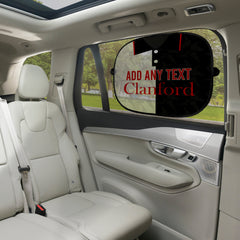 St Mirren 1994 Home Shirt - Personalised Retro Football Car Sun Shade - Set of 2