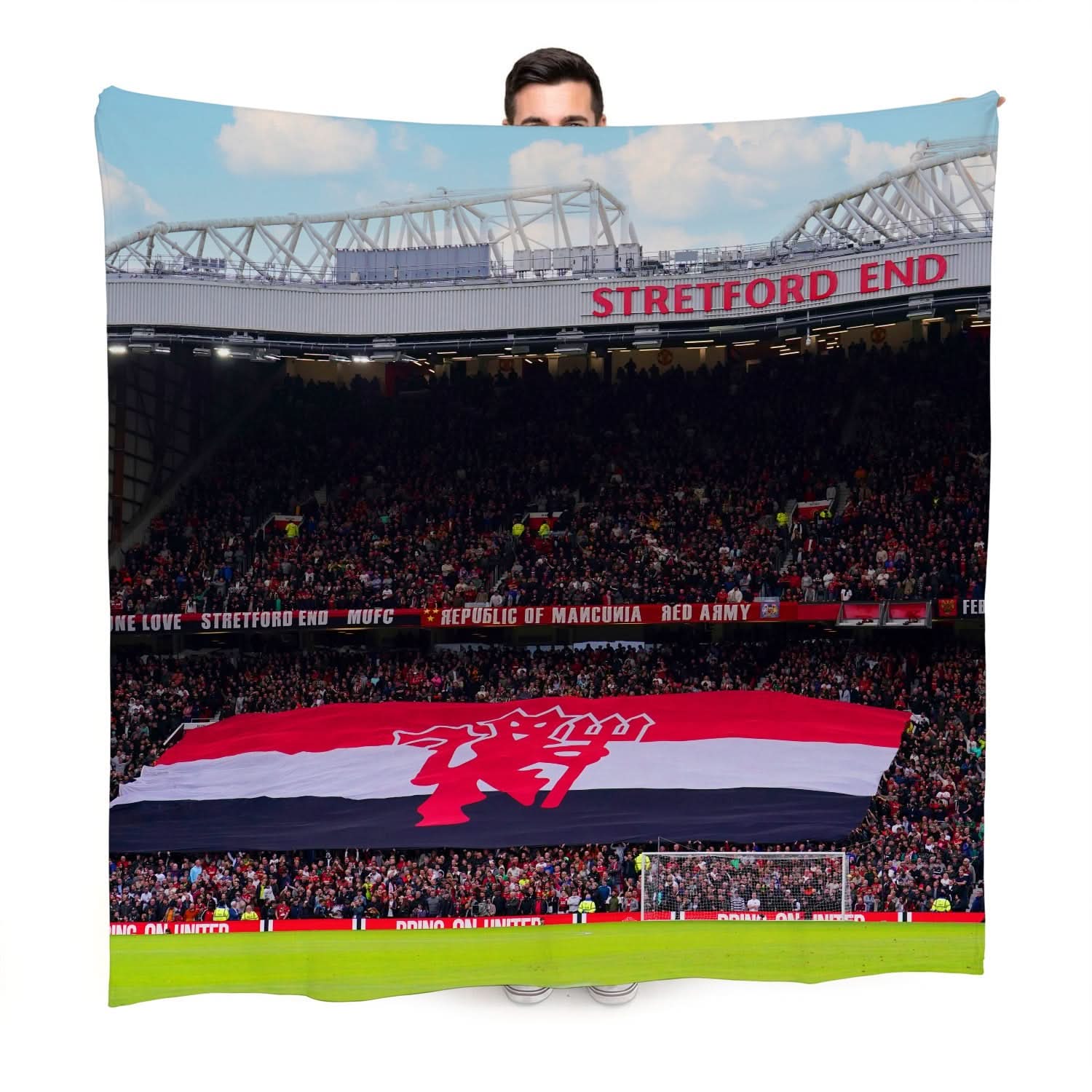 Manchester Red Stadium - Fleece 150cm X 150cm