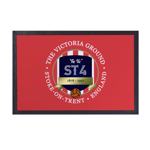 Stoke Victoria  - Football Legends - Door Mat -60cm X 40cm