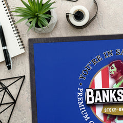 Stoke Victoria Banks - Football Legends - Door Mat -60cm X 40cm