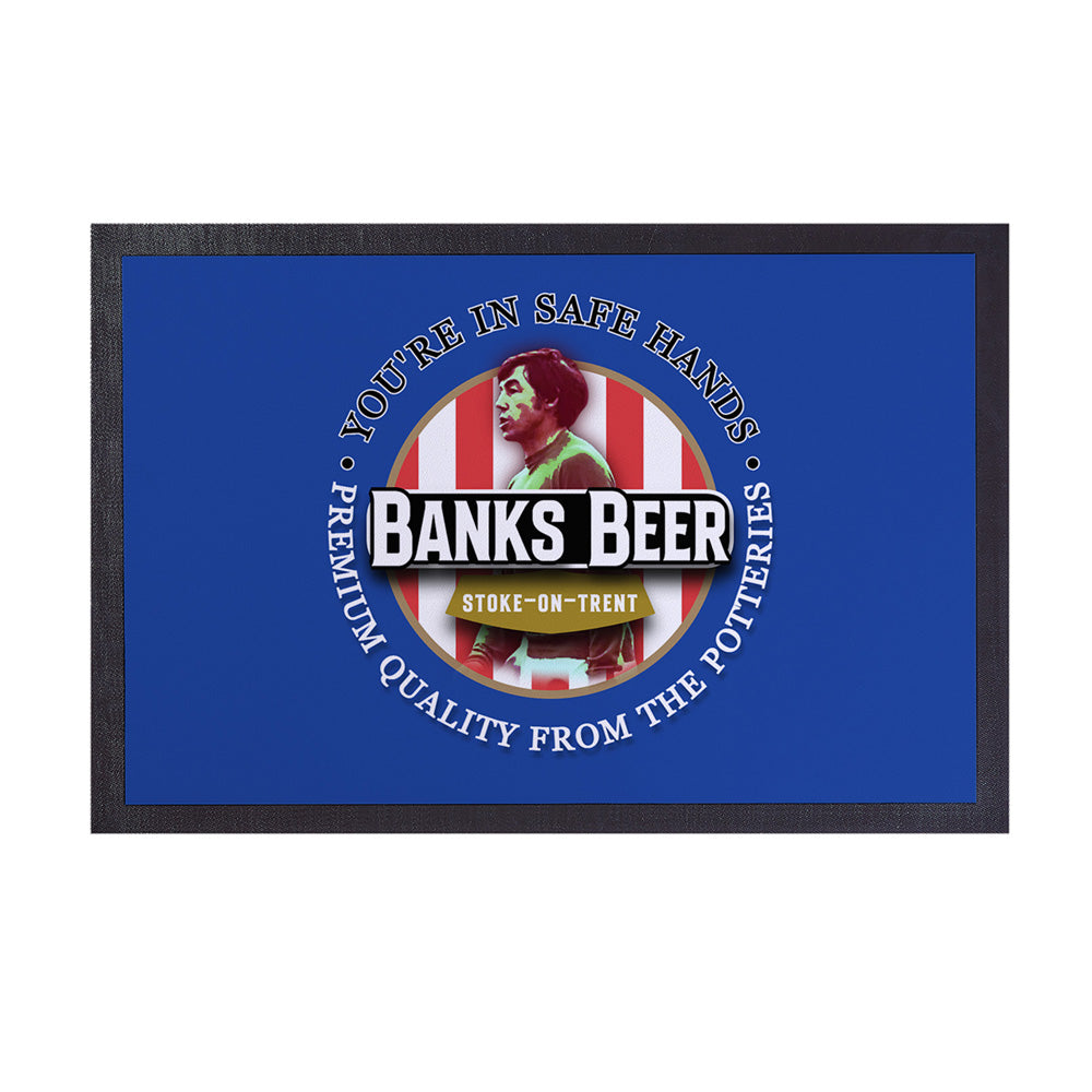 Stoke Victoria Banks - Football Legends - Door Mat -60cm X 40cm