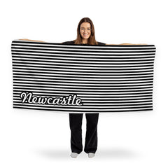 Newcastle - Stripes - Microfibre Retro Beach Towel - 150cm x 75cm