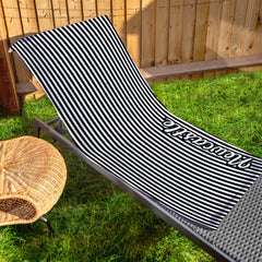 Newcastle - Stripes - Microfibre Retro Beach Towel - 150cm x 75cm