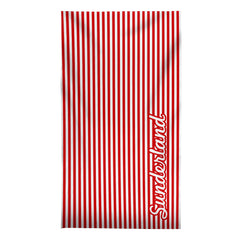 Sunderland - Stripes - Microfibre Retro Beach Towel - 150cm x 75cm