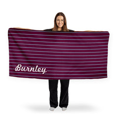 Burnley - Stripes - Microfibre Retro Beach Towel - 150cm x 75cm