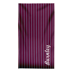Burnley - Stripes - Microfibre Retro Beach Towel - 150cm x 75cm