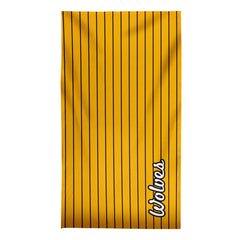 Wolverhampton - Stripes - Microfibre Retro Beach Towel - 150cm x 75cm