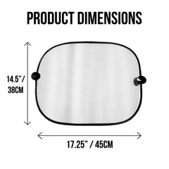Ipswich 1981 Home Shirt - Personalised Retro Football Car Sun Shade - Set of 2