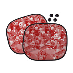 Manchester Red Montage - Car Sun Shade - Set of 2
