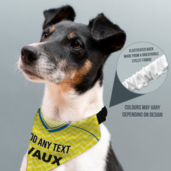 Sunderland 1990 Away Shirt - Personalised Pet Bandana - 4 Sizes