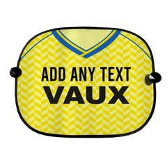 Sunderland 1990 Away Shirt - Personalised Retro Football Car Sun Shade - Set of 2