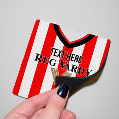 Sunderland 2001 Home Shirt - Personalised Drink Coaster - Square Or Circle