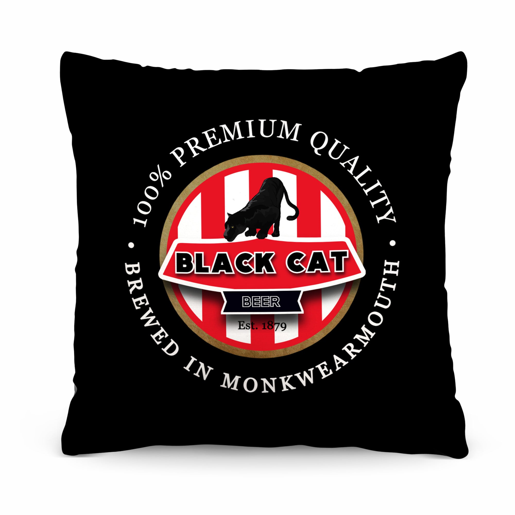 Sunderland Black Cat - Football Legends - Cushion 10inch