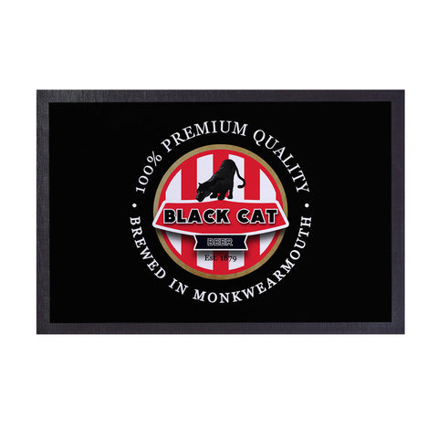 Sunderland Black Cat  - Football Legends - Door Mat -60cm X 40cm