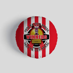 Sunderland FA Cup - Football Legends - Circle Cushion 14inch