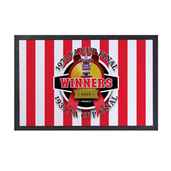 Sunderland FA Cup   - Football Legends - Door Mat -60cm X 40cm