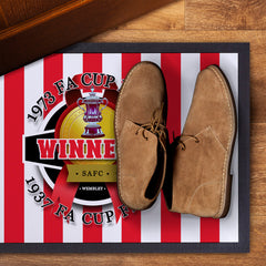 Sunderland FA Cup   - Football Legends - Door Mat -60cm X 40cm