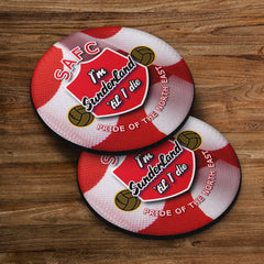 Sunderland Til - Football Coaster - Square Or Circle