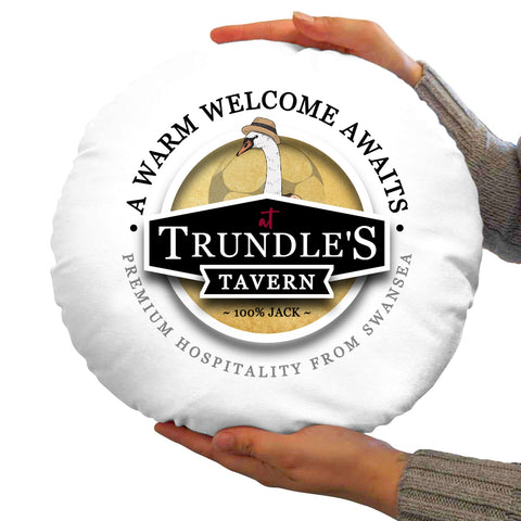 Swansea Trundle - Football Legends - Circle Cushion 14inch