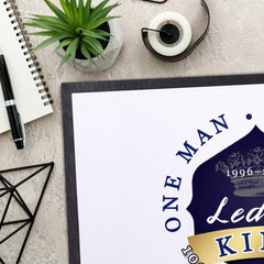 Totts Ledley King  - Football Legends - Door Mat -60cm X 40cm