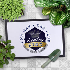 Totts Ledley King  - Football Legends - Door Mat -60cm X 40cm