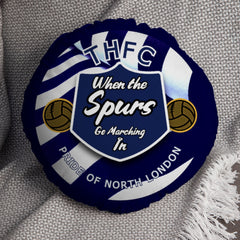 Totts Marching - Football Legends - Circle Cushion 14inch