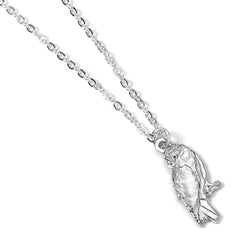 Harry Potter Silver Plated Hedwig Owl Necklace