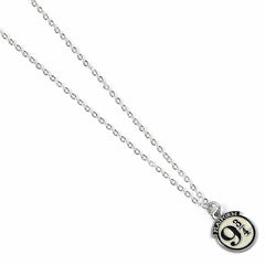 Harry Potter Silver Plated 9 & 3 Quarters Necklace