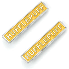 Harry Potter Silver Plated Hufflepuff Stud Earring Set